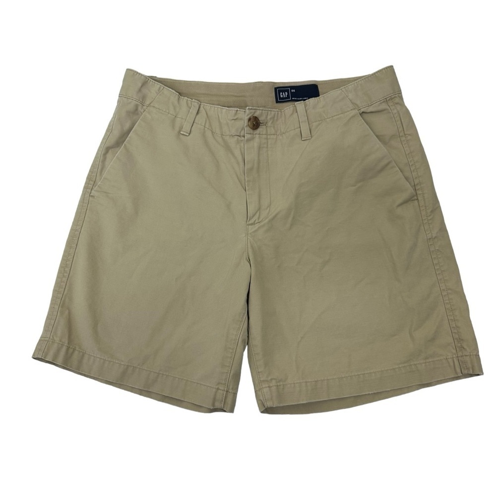 GAP Tan Iconic Khaki Women’s Girlfriend Roll Short, size 6